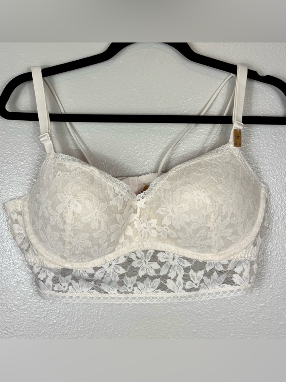 Victoria’s Secret Pink Push-up Lace Bralette NWT size XL